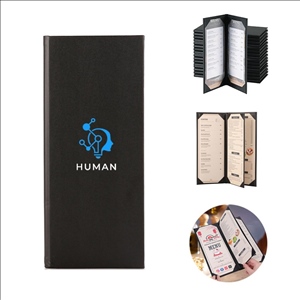 PU Leather Restaurant Coffee Bar Menu Price Covers Holders
